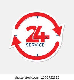 vector 24 hour everyday service with help and support 
