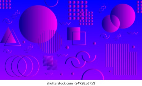 vector 2D design abstract backgroun