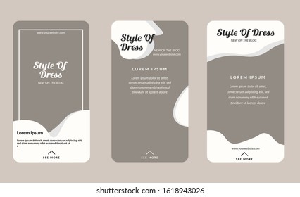 vector with 3 different styles with valentine themes
