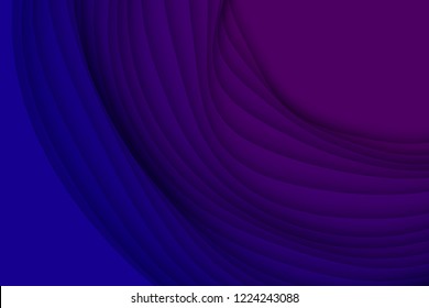 Vector 3D abstract background with paper cut shapes. Colorful carving art. Paper craft landscape with gradient fade colors. Minimalistic design layout for business presentations, flyers, posters