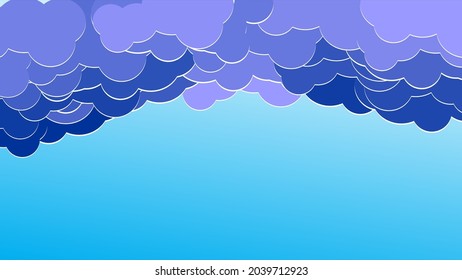 Vector 3D abstract background with paper cut shape. Colorful red carving art. Paper craft Antelope canyon landscape with soft gradient colors. 