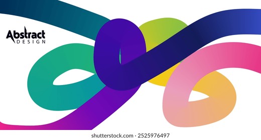 Vector 3D abstract background with paper cut shapes. Colorful carving art. Paper craft landscape with gradient, abstract design background