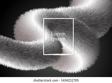 Vector of 3d abstract background template. Beauty and elegant with gradient colors. Realistic colorful background.