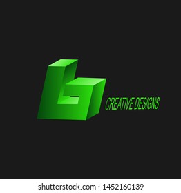 Vector of 3d abstract logo template with modern design. Elegant and beauty with gradient colors. Eps 10.