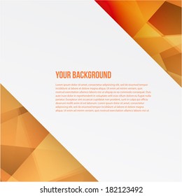 Vector 3d abstract and squares. Design background