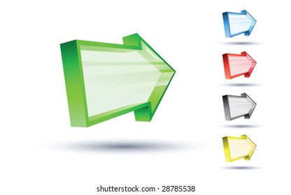 vector 3D arrows.To see similar, please VISIT MY GALLERY.
