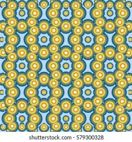 Vector 3d Art. Geometric Magic Background.