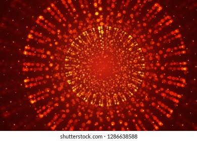 vector 3d background. wave of points. geometric dance