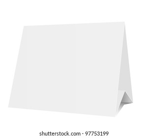 Vector 3d blank isolated on white