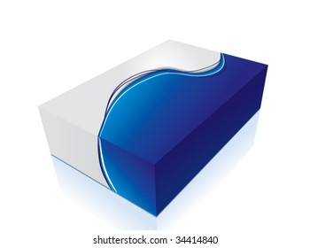 VECTOR 3d blue box