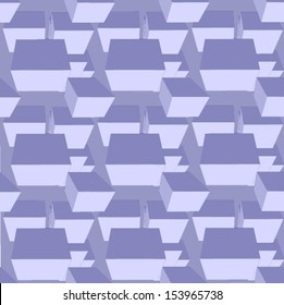 Vector of 3D boxes for seamless background texture (blueish theme)