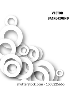 Vector 3d business design background