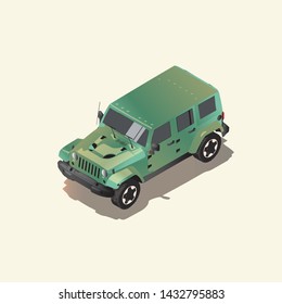Vector 3d Car Series Isometris