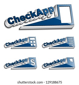 Vektorsymbol für 3D-Prüfapp