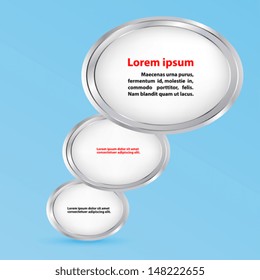 Vector 3d circle for business concepts. Suitable for business presentations, as a template, brochure; infographic;