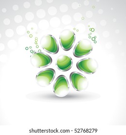 vector 3d crystals design illustration