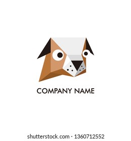 vector of 3d dog mascot, for logos, t-shirts, stickers, etc.