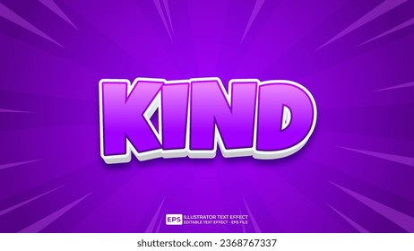 Vector vector 3d editable kind text effect font
