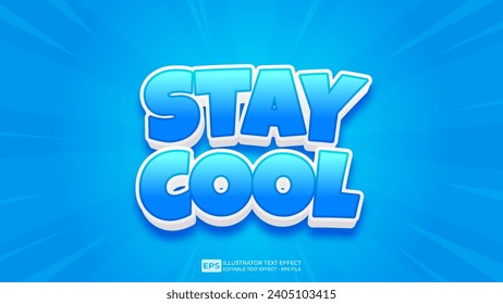 Vector 3d editable text effect font