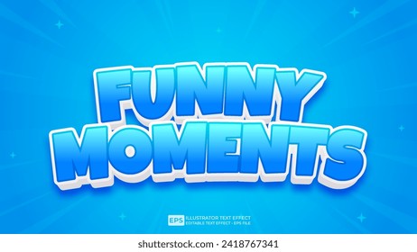 Vector 3d editable text effect font