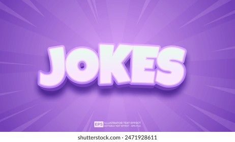 Vector 3d editable text effect font.