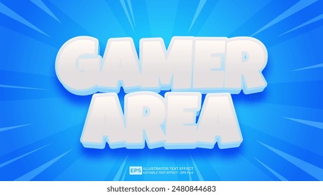 Vector 3d editable text effect font.