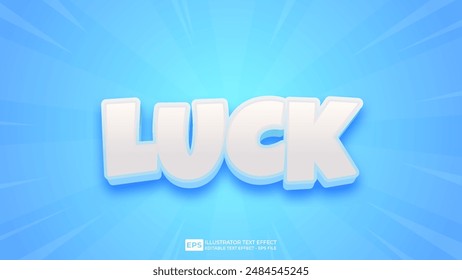 Vector 3d editable text effect font.