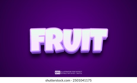 Vector 3d editable text effect font.
