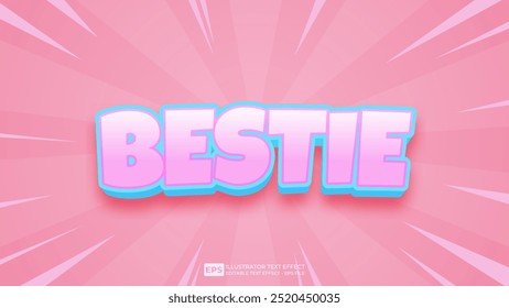 Vector 3D editable text effect font. EPS 10
