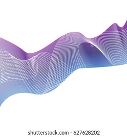 Vector 3d effect abstract pattern. 