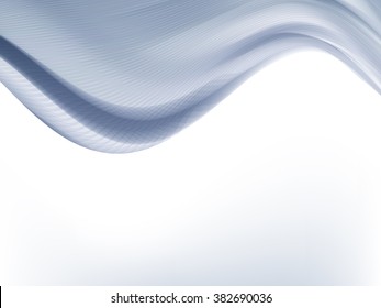  vector 3d effect waves, EPS10 with transparency and mesh