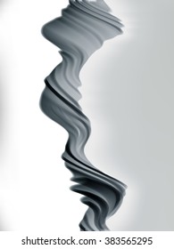  vector 3d effect waves, EPS10 with transparency and mesh
