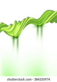  vector 3d effect waves, EPS10 with transparency 