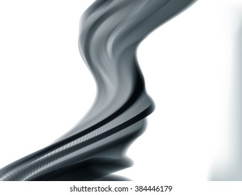  vector 3d effect waves, EPS10 with transparency and mesh