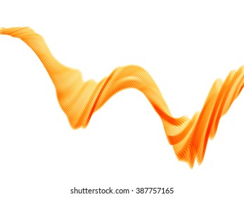  vector 3d effect waves, EPS10 with transparency 