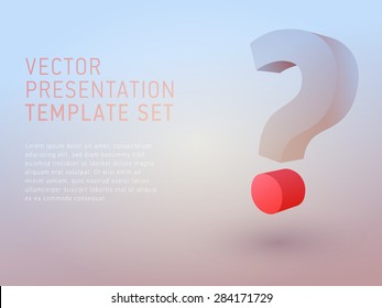 vector 3d empty template 
