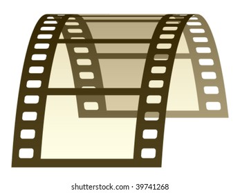 vector 3d film strip