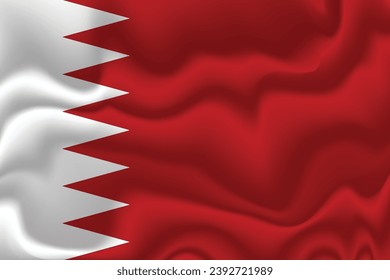 Vektor 3d-Flaggenbahrainland