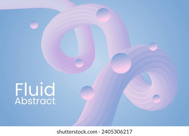 Vector 3d fluid and lequid Abstract Wave blobs shapes theme sale banner gradient landing page background