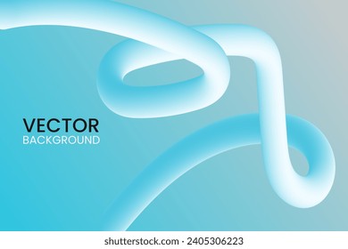 Vector 3d fluid and lequid Abstract Wave shapes theme sale banner Design on gradient landing page background