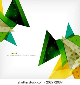 Vector 3d geometric shape abstract futuristic background, layout, poster or brochure design