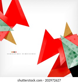 Vector 3d geometric shape abstract futuristic background, layout, poster or brochure design