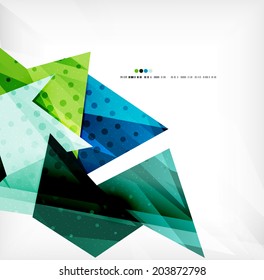 Vector 3d geometric shape abstract futuristic background, layout, poster or brochure design