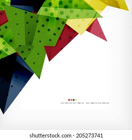 Forma geométrica vectorial 3d fondo futurista abstracto, diseño, afiche o folleto