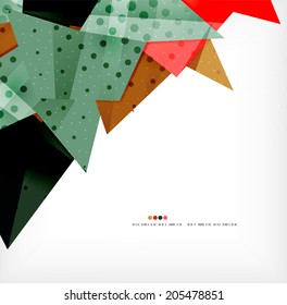 Forma geométrica vectorial 3d fondo futurista abstracto, diseño, afiche o folleto