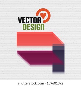 Vector 3d glass shape for business template