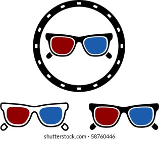 Vector 3D Glasses