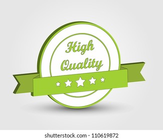 vector 3d high quality ribbon