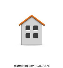  Vector 3d home icon 