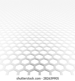 Vector,  3D honeycomb pattern, Illustration abstract metal background with hexagons.